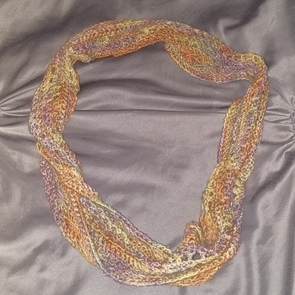 Infinity Multi colored Fall Scarf - Picture 3 of 3